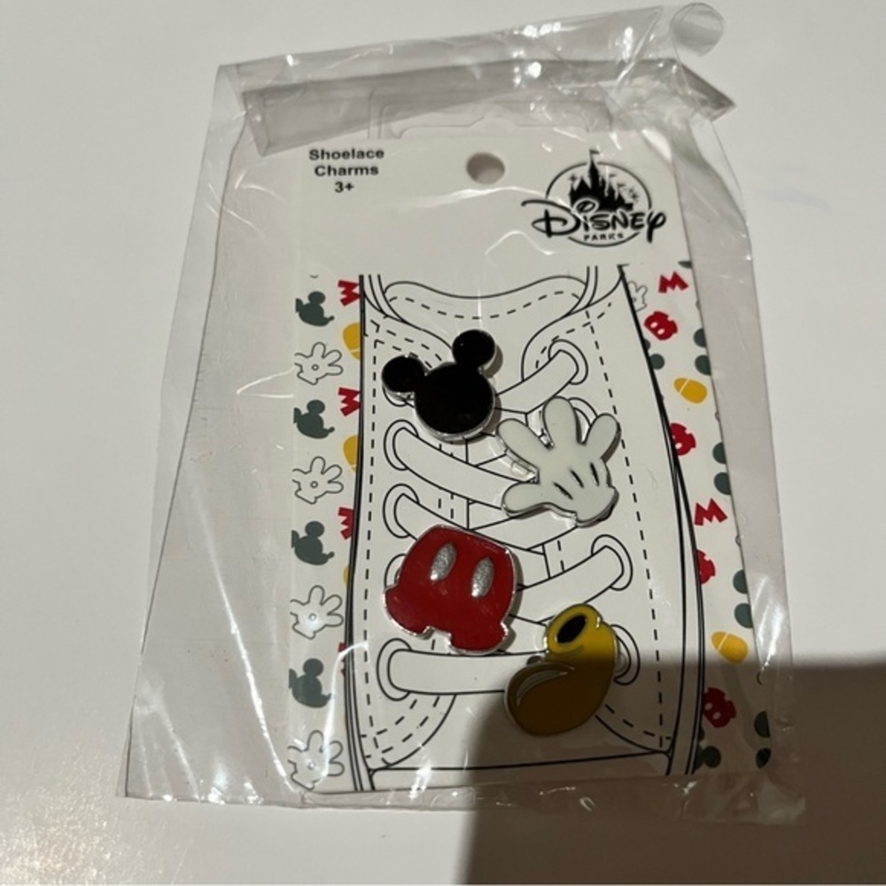 Disney Mickey Mouse Metal Shoe Charms
